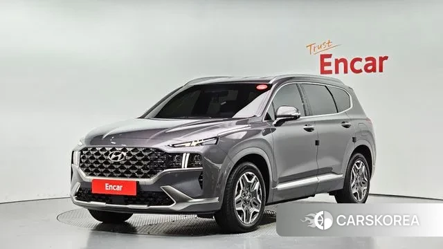 Hyundai The New Santa Fe 2023 Серый из Кореи