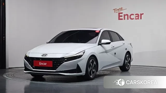 Hyundai Avante (CN7) 2020 Белый из Кореи