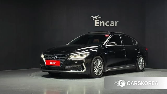 Hyundai Grandeur IG Hybrid 2019 Черный из Кореи