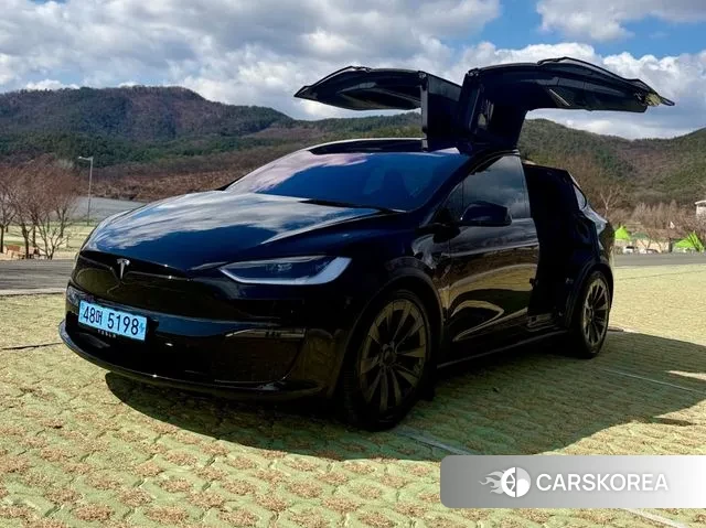 Tesla Model X 2024 Черный из Кореи