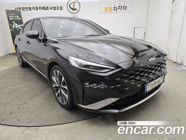 Kia K8 2021 Черный из Кореи