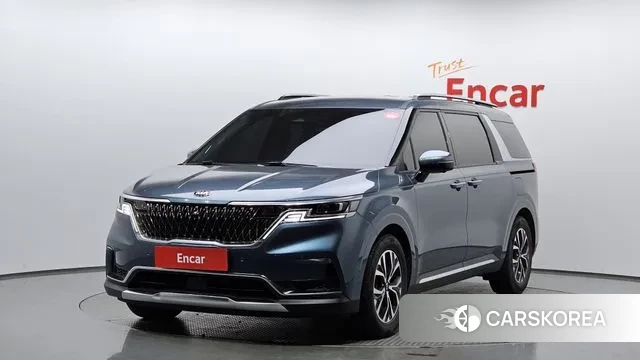 Kia Carnival 4th generation 2021 Небесно-голубой из Кореи