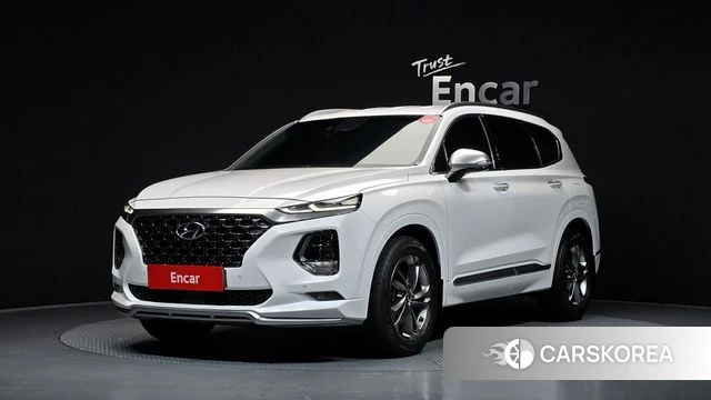 Hyundai Santa Fe TM 2019 Белый из Кореи