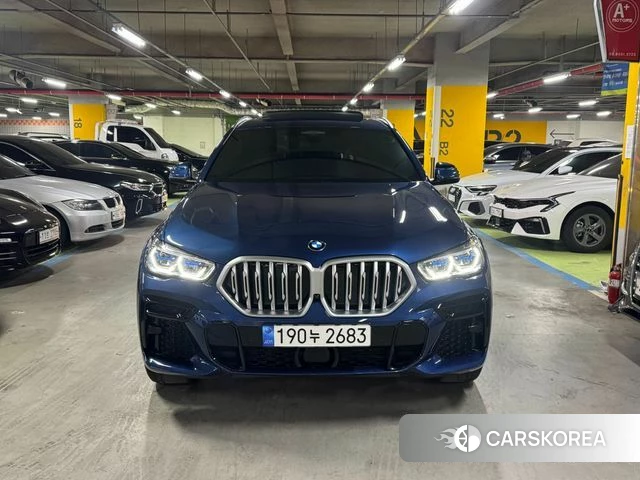 BMW X6 (G06) 2023 Синий из Кореи