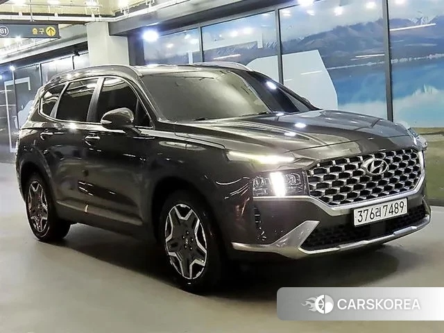 Hyundai The New Santa Fe 2022 Серый из Кореи