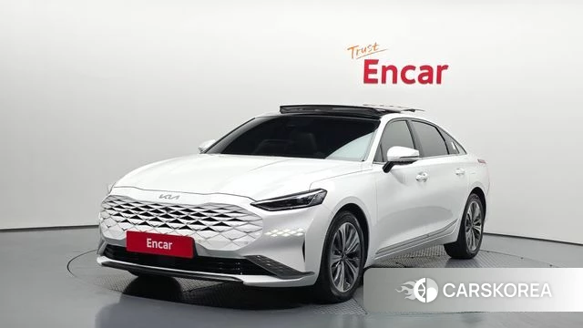 Kia K8 Hybrid 2023 Белый из Кореи