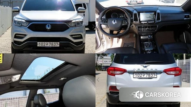 Ssangyong G4 Rexton 2018 Серебряный из Кореи