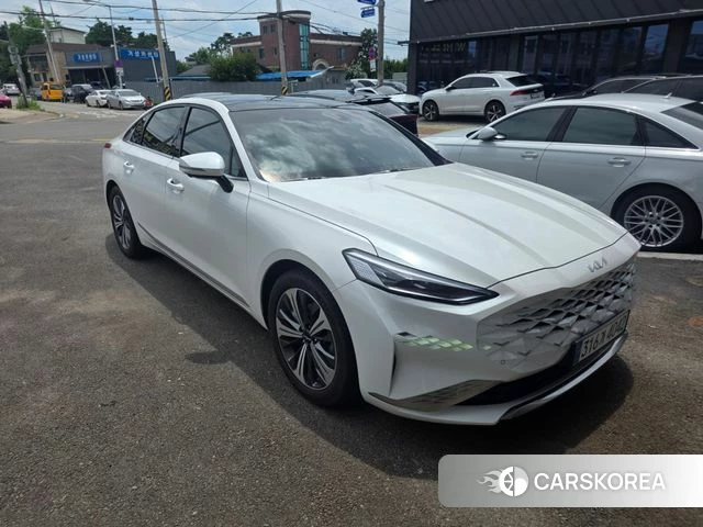 Kia K8 Hybrid 2021 Белый из Кореи