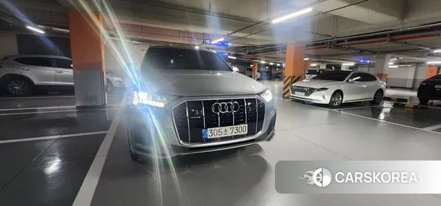 Audi Q7 (4M) 2021 Серебряный из Кореи