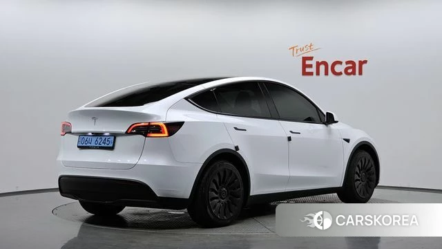 Tesla Model Y 2023 Белый из Кореи