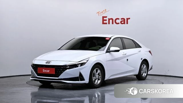Hyundai Avante (CN7) 2020 Белый из Кореи