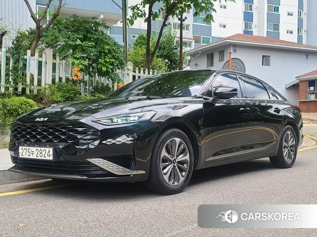 Kia K8 Hybrid 2021 Черный из Кореи