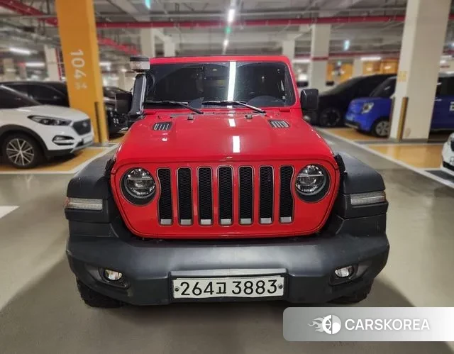 Jeep Wrangler (JL) 2020 Красный из Кореи