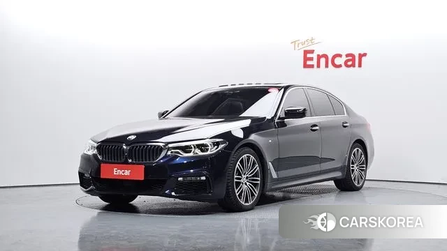 BMW 5 Series (G30) 2018 Черный из Кореи
