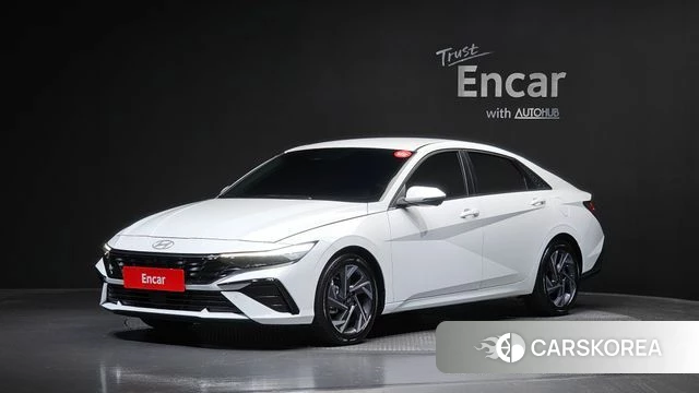 Hyundai The New Avante (CN7) 2025 Белый из Кореи