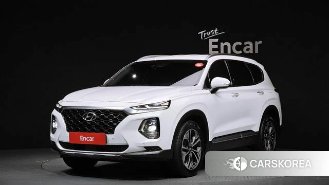 Hyundai Santa Fe TM 2019 Белый из Кореи