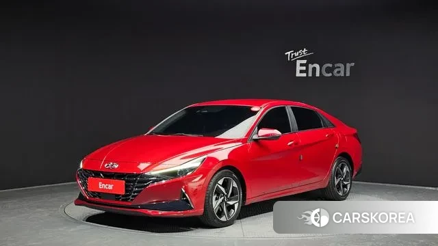 Hyundai Avante (CN7) 2020 Красный из Кореи