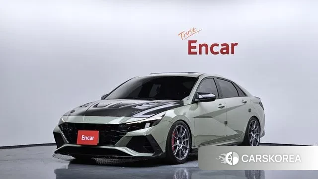 Hyundai Avante (CN7) 2022 Небесно-голубой из Кореи