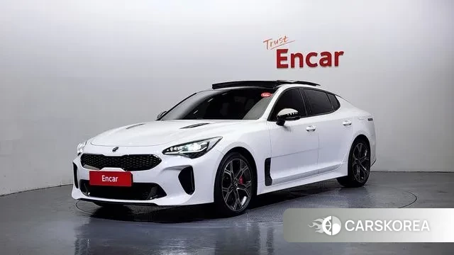 Kia Stinger 2018 Белый из Кореи