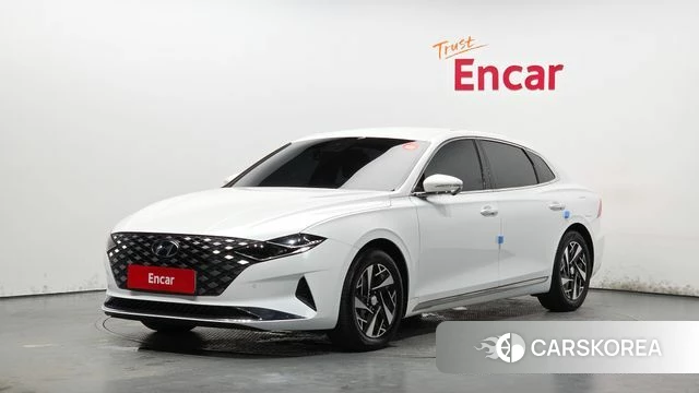 Hyundai The New Grandeur IG Hybrid 2021 Белый из Кореи
