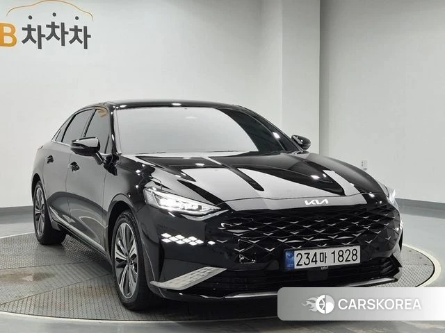 Kia K8 Hybrid 2024 Черный из Кореи
