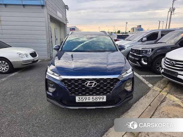 Hyundai Santa Fe TM 2019 Синий из Кореи