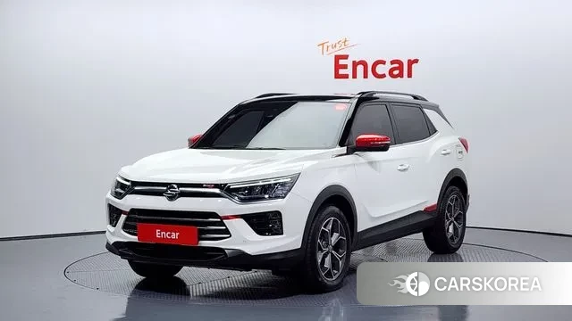 Ssangyong Beautiful Korando 2021 Белый двухцветный из Кореи