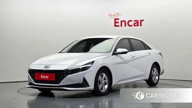 Hyundai Avante (CN7) 2021 Белый из Кореи