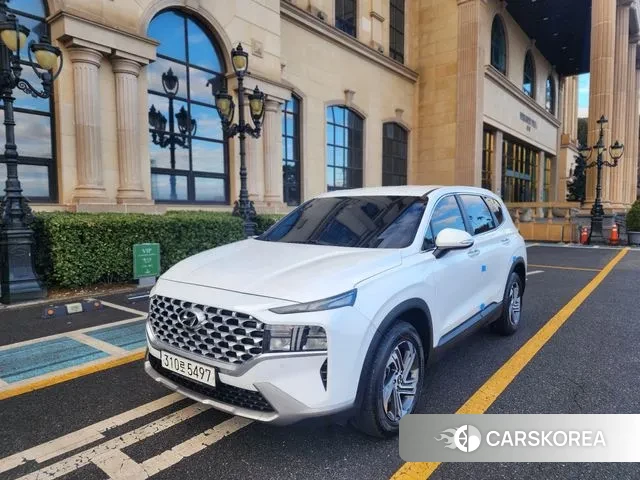 Hyundai The New Santa Fe 2021 Белый из Кореи