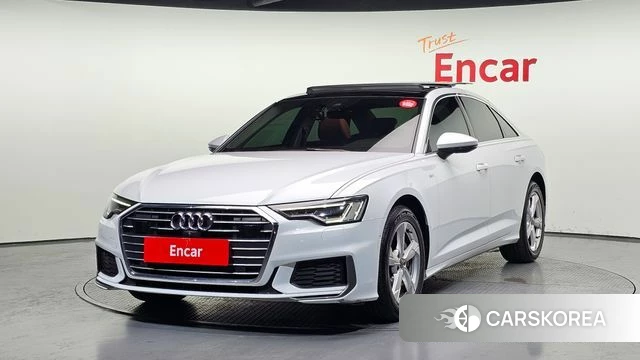 Audi A6 (C8) 2020 Белый из Кореи