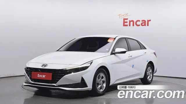 Hyundai Avante (CN7) 2020 Белый из Кореи
