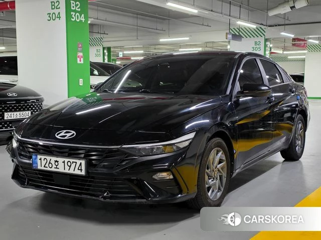 Hyundai The New Avante (CN7) 2023 Черный из Кореи