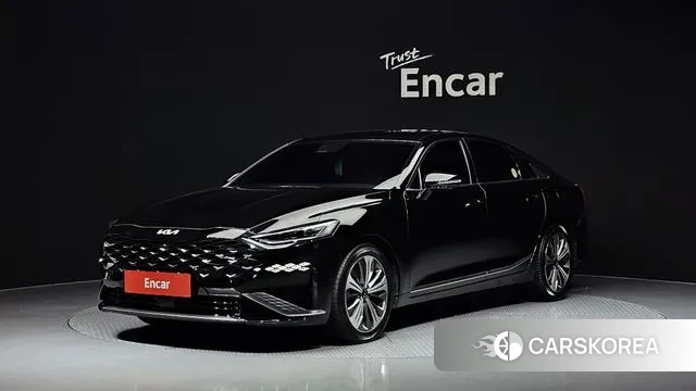 Kia K8 Hybrid 2022 Черный из Кореи