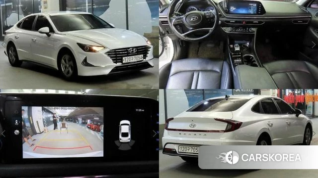 Hyundai Sonata (DN8) 2019 Белый из Кореи