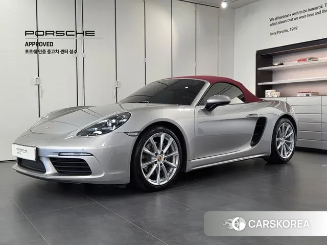 Porsche 718 Boxster 2020 Серебряный из Кореи