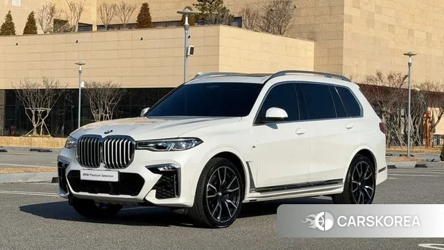 BMW X7 (G07) 2021 Белый из Кореи