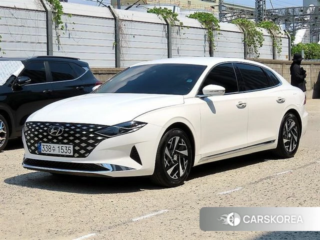 Hyundai The New Grandeur IG Hybrid 2020 Белый из Кореи