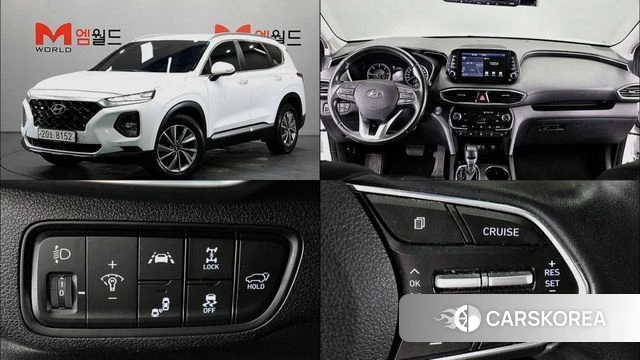 Hyundai Santa Fe TM 2019 Белый из Кореи