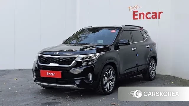 Kia Seltos 2020 Черный из Кореи