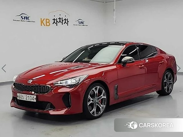 Kia Stinger 2018 Красный из Кореи