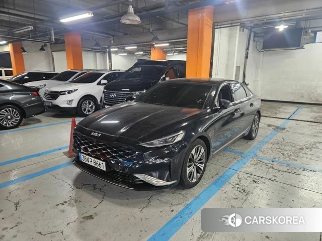 Kia K8 Hybrid 2021 Синий из Кореи