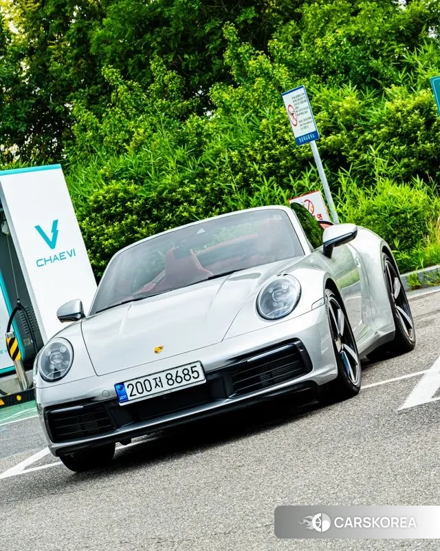 Porsche 911(992) 2022 Серебряный из Кореи