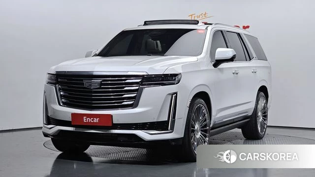 Cadillac Escalade 5th Generation 2021 Белый из Кореи