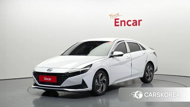 Hyundai Avante (CN7) 2021 Белый из Кореи