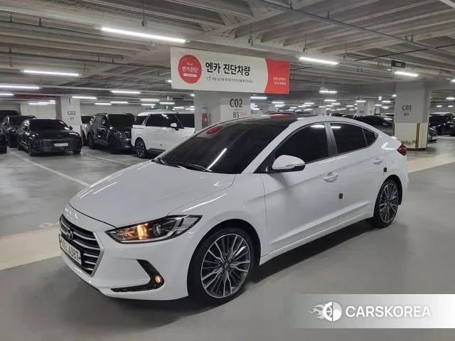 Hyundai Avante AD 2018 Белый из Кореи