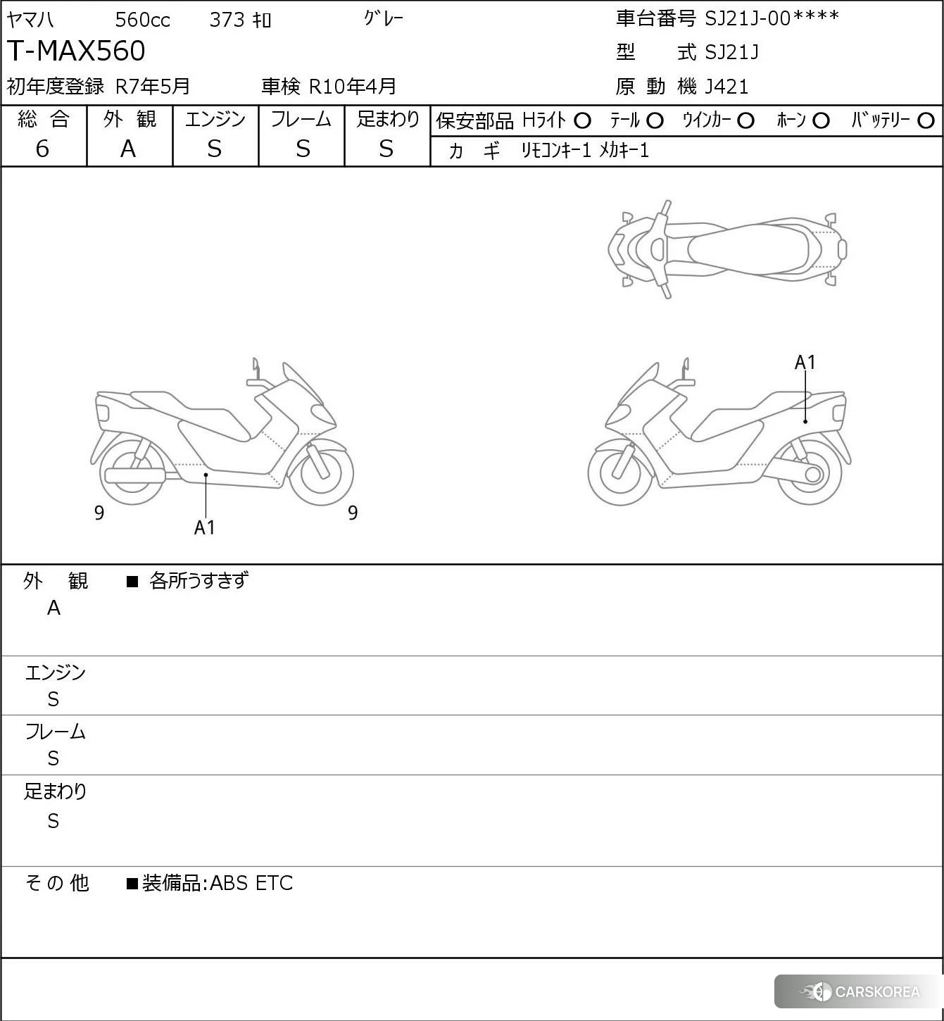Yamaha T-MAX 560 2025 из Японии, фото 5