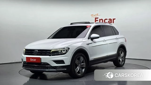Volkswagen Tiguan second Generation 2018 Белый из Кореи
