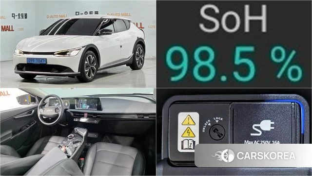 Kia EV6 2021 Белый из Кореи
