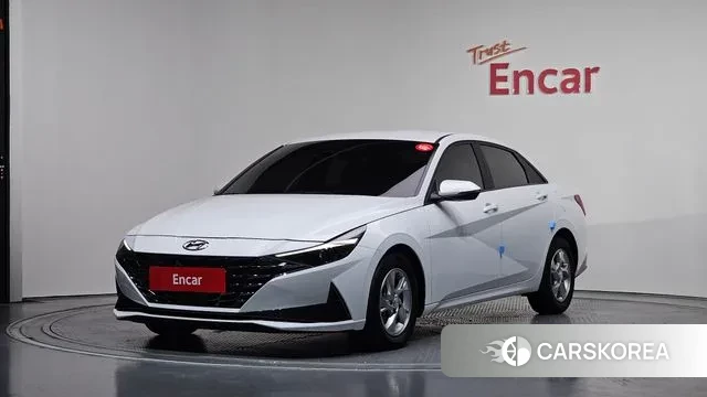 Hyundai Avante (CN7) 2021 Белый из Кореи
