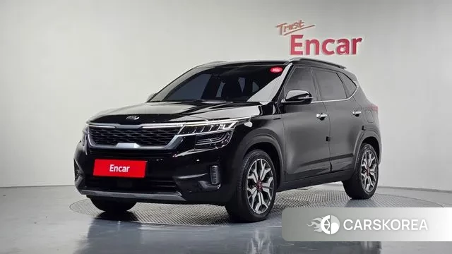 Kia Seltos 2019 Черный из Кореи